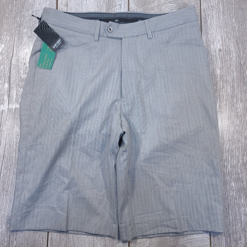 Galvin Green Pete Shorts Mens 34 Grey White Golf Performance G719317b5